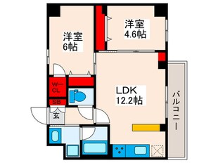 リテラス日暮里の物件間取画像